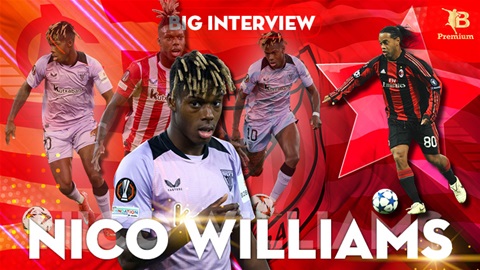 Nico Williams: ‘Tôi nghiện rê bóng như Ronaldinho và sút góc gần như Mbappe’  (chờ Bilbao đá Europa)